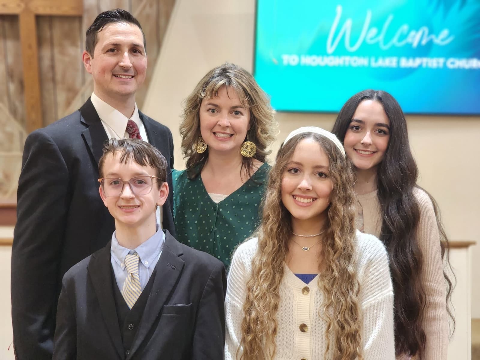Pastor Bonner with his wife Katrina and their children Katelyn, Autumn, and Caleb
